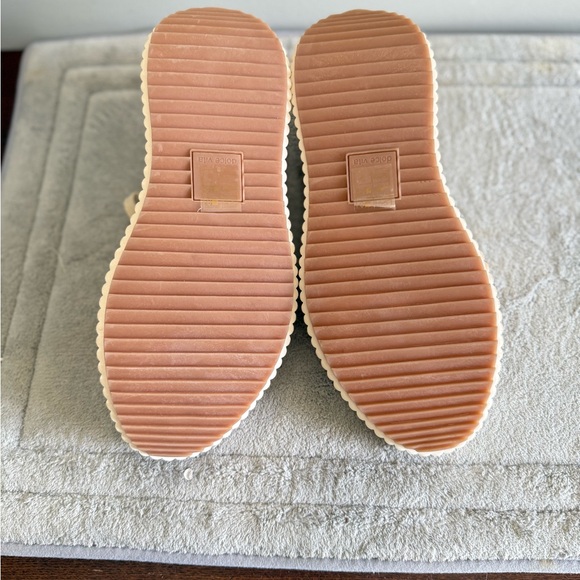 Dolce Vita Dolen Cream Textured Platform Sneakers‎ NEW 8.5 - Picture 8 of 8